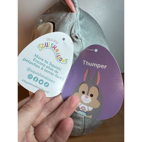 Squishmallow Disney Thumper Easter Bunny Rabbit Plush Stuffed Animal - Picture 5 of 9
